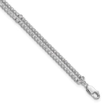 Load image into Gallery viewer, SCARLETT - Double Diamond Tennis Bracelet