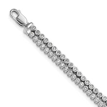Load image into Gallery viewer, LILIANA - Double Diamond Tennis Bracelet
