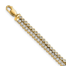 Load image into Gallery viewer, LILIANA - Double Diamond Tennis Bracelet