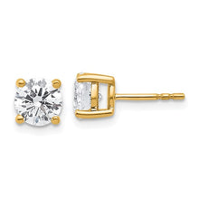 Load image into Gallery viewer, RENEE - Round Diamond Stud Earrings II