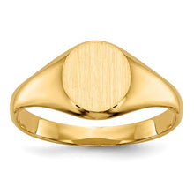 Load image into Gallery viewer, ALLIE - Personalized Baby Signet Ring Gold