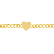 Load image into Gallery viewer, AMORA - Heart Curb Link Bracelet
