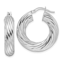 Load image into Gallery viewer, AURORA - Bold Twisted Hoop Earrings