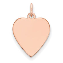 Load image into Gallery viewer, AVA - Engravable Heart Disc Charm Necklace