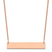 Load image into Gallery viewer, ALICIA - Engraved Personalized Bar Necklace Best Mama