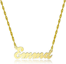 Load image into Gallery viewer, CARRIE - Script Nameplate Necklace
