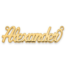 Load image into Gallery viewer, CARRIE - Script Nameplate Necklace