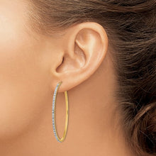 Load image into Gallery viewer, DEANNA - Diamond Hoop Earrings