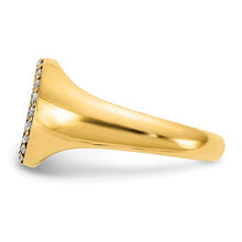 Load image into Gallery viewer, MAVERICK - Diamond Monogram Signet Ring Oval Classic