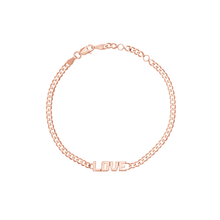 Load image into Gallery viewer, ELENI - Love Curb Link Bracelet
