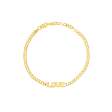 Load image into Gallery viewer, ELENI - Love Curb Link Bracelet