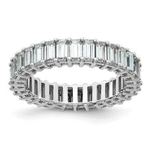 Load image into Gallery viewer, ELIANA - Moissanite Eternity Band Emerald-cut