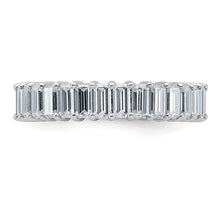 Load image into Gallery viewer, ELIANA - Moissanite Eternity Band Emerald-cut