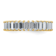 Load image into Gallery viewer, ELIANA - Moissanite Eternity Band Emerald-cut