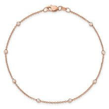 Load image into Gallery viewer, ELOISA - The Diamond Bezel Anklet