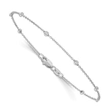 Load image into Gallery viewer, ELOISA - The Diamond Bezel Anklet
