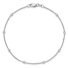 Load image into Gallery viewer, ELOISA - The Diamond Bezel Anklet