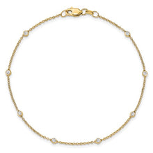 Load image into Gallery viewer, ELOISA - The Diamond Bezel Anklet