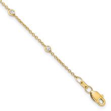 Load image into Gallery viewer, ELOISA - The Diamond Bezel Anklet