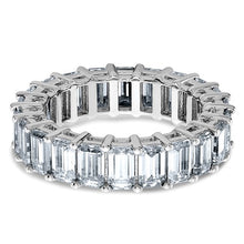 Load image into Gallery viewer, ESTELLA - Grand Emerald-cut Moissanite Eternity Band