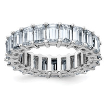 Load image into Gallery viewer, ESTELLA - Grand Emerald-cut Moissanite Eternity Band
