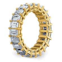 Load image into Gallery viewer, ESTELLA - Grand Emerald-cut Moissanite Eternity Band