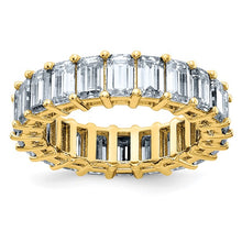Load image into Gallery viewer, ESTELLA - Grand Emerald-cut Moissanite Eternity Band
