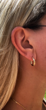 Load image into Gallery viewer, GIA - Bold Hoop Huggie Earrings