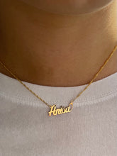 Load image into Gallery viewer, CARRIE - Script Nameplate Necklace