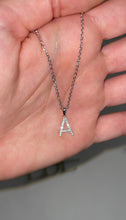 Load image into Gallery viewer, BELLA - Diamond Initial Pendant Necklace