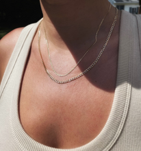 Load image into Gallery viewer, JAMIE - Diamond Cut Two-Tone Pave Curb Chain