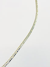 Load image into Gallery viewer, JAMIE - Diamond Cut Two-Tone Pave Curb Chain