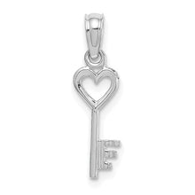 Load image into Gallery viewer, LALITA - Heart Key Charm Necklace