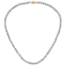 Load image into Gallery viewer, LUISA- Gray Freshwater Pearl Necklace
