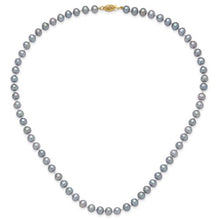 Load image into Gallery viewer, LUISA- Gray Freshwater Pearl Necklace