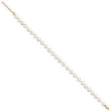 Load image into Gallery viewer, LEANDRA - Necklace Earrings and Bracelet Pearl Set