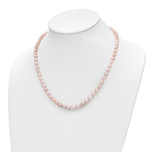 Load image into Gallery viewer, MADOLINA - Purple Graduated Freshwater Pearl Necklace