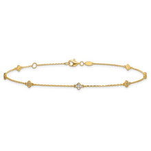 Load image into Gallery viewer, PARADISA - Flower Diamond Anklet