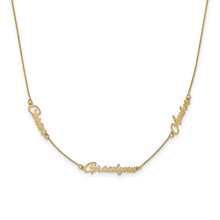 Load image into Gallery viewer, PIA - Personalized Three Name Necklace