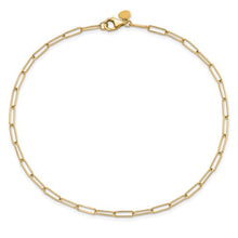 Load image into Gallery viewer, PIPER - Paperclip Link Bracelet 2.6mm