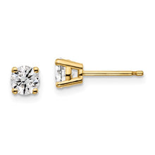 Load image into Gallery viewer, RENEE - Round Diamond Stud Earrings