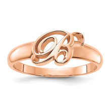 Load image into Gallery viewer, ROSE - Personalized Initial Ring