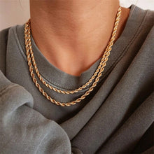 Load image into Gallery viewer, JORDAN - Grand Rope Chain Necklace 4.25mm