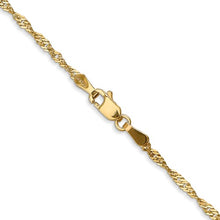 Load image into Gallery viewer, SKYLER - Singapore Chain Necklace 1.3mm