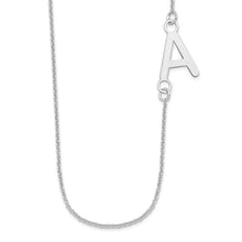 Load image into Gallery viewer, SARAH - Side Initial Necklace