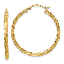 Load image into Gallery viewer, TINA - Twisted Hoop Earrings