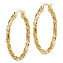 Load image into Gallery viewer, TINA - Twisted Hoop Earrings