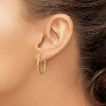 Load image into Gallery viewer, TINA - Twisted Hoop Earrings
