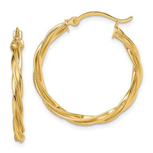 Load image into Gallery viewer, TINA - Twisted Hoop Earrings