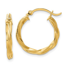 Load image into Gallery viewer, TINA - Twisted Hoop Earrings